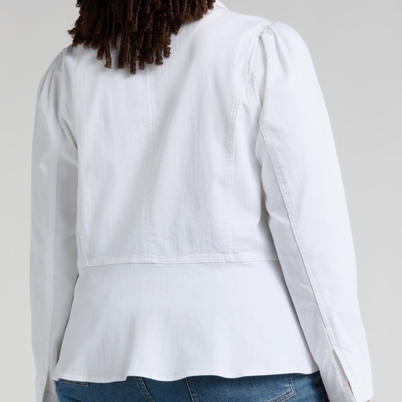 Wit & Wisdom Denim Peplum Jacket - Picture 4 of 8